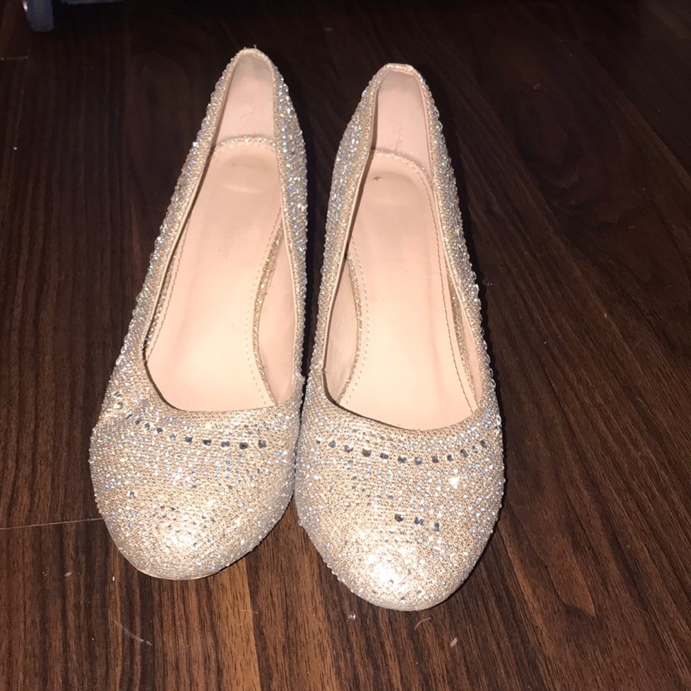 Glitter dance shoes size 8.5